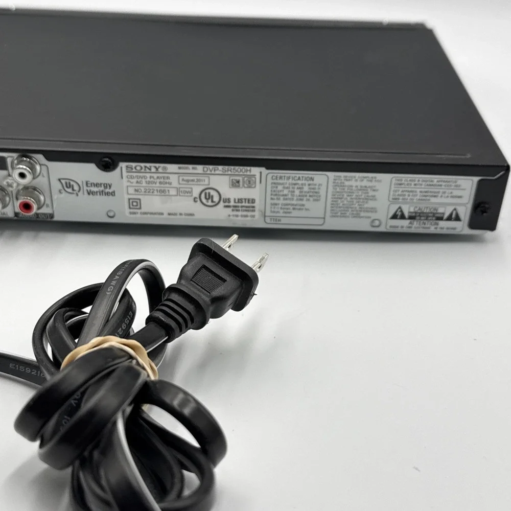 Sony DVP-SR500H CD/DVD Player Tested Works